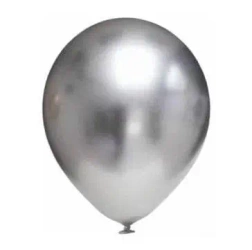 Balony chromowane srebrne 30,5cm 10szt - Penword