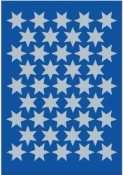 Naklejki Gwiazdki srebrne - Herma