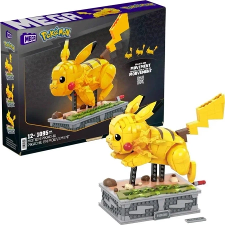 MEGA Pikachu Kolekcjonerski Pokemon do zbudowania - Mattel