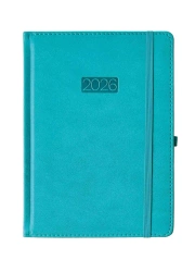 Kalendarz 2026 A4 Elegance dzienny V7 turkusowy K-A4D - AVANTI