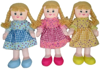 Lalka pluszowa 30cm L0406 1szt.mix - Sun-Day