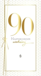 Karnet PM-198 Urodziny 90 - Kukartka