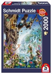 Puzzle 2000 PQ Wodne wróżki - Schmidt Puzzle