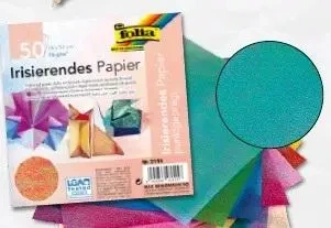 Papier opalizujący kropki 14x14cm 50szt - Galeria Hobby