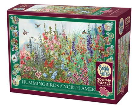 Puzzle 2000 Kolibry z Ameryki Północnej 112182 - Cobble Hill