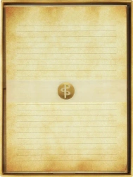 Papeteria dwustronna Vintage - Peter Pauper Press