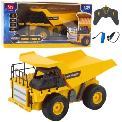 Wywrotka budowlana R/C LED 1:24 - Leantoys