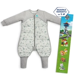Piżama Love To Dream - 6-12 m - oliwkowa, księżyc - ETAP 3 2,5 TOG