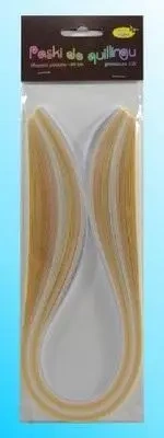 Paski do quillingu 10mmx50cm kremowe 100szt - Galeria Hobby
