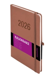 Kalendarz 2026 B5 Memofix TDW mocha mousse - -