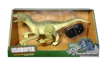 Dinozaur zdalnie sterowany ze światłem i dźwiękiem - SWEDE