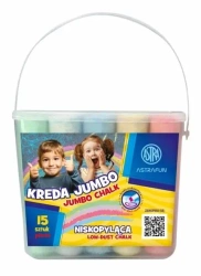 Kreda Jumbo Wiaderko Fun 15szt ASTRA - ASTRA papiernicze