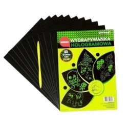 Wydrapywanka hologramowa A5 zielona - Penword