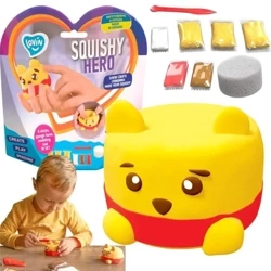 Zestaw z lekką ciastoliną piankolina Squishy Pooh - Lovin