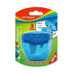 Temperówka plastikowa potrójna MIX - Keyroad