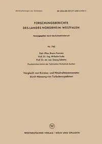 Vergleich von Korona- und Hitzdrahtanemometer durch Messung von Turbulenzspektren - Bruno Franzen