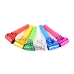 Gwizdki holograficzne multikolor 6szt - Arpex