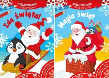Maluszkowe malowanie. Magia świąt Zestaw - praca zbiorowa