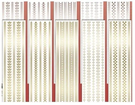 Naklejki na folii 9x30cm MIX - Brewis