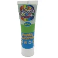 Farba plakatowa w tubie zieleń jasna 30ml - Sweet colours