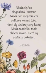 Magnes na lodówkę - Błogosławieństwo kwiat - Szaron