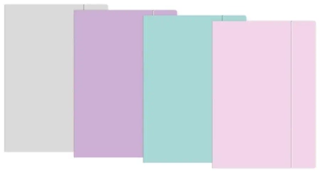 Teczka z gumką A4+ Pastel (10szt) - INTERDRUK