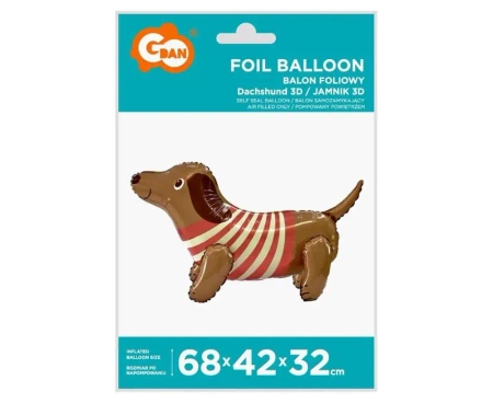 Balon foliowy Jamnik 68x42x32cm - Godan