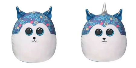 Squishy Beanies Helena - niebieski husky 30cm - TY