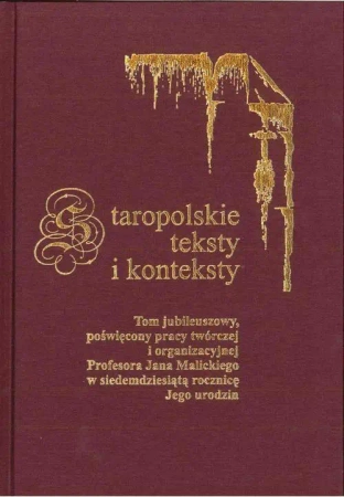 eBook Staropolskie teksty i konteksty. T. 8 - Teresa Banaś-Korniak