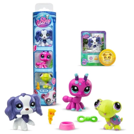 Littlest Pet Shop. Zestaw 3 figurek seria 3 mix - TM Toys