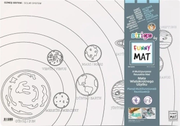 Mata transparentna Układ Słoneczny Funny Mat - Strigo