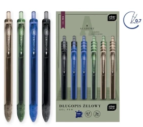 Długopis żelowy Academy (24szt) - INTERDRUK