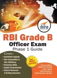 RBI Grade B Officer Exam Phase 1 Guide 2nd Mega Edition - Disha Experts