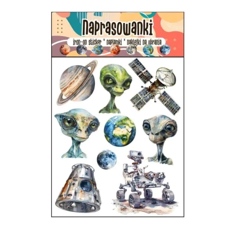 Naprasowanki Termo Naklejki na Ubrania Kosmos - Cass film