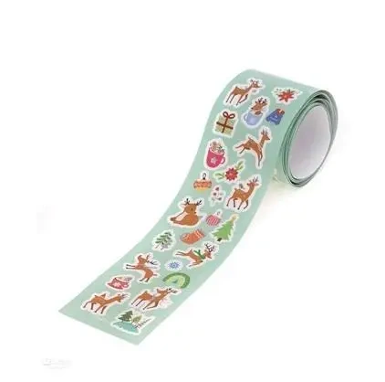 Naklejki na rolce renifery 190szt - Dalprint dpCraft