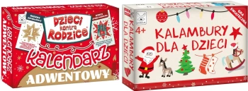 2W1 KALAMBURY DLA DZIECI GRA ŚWIĄTECZNA + DZIECI KONTRA RODZICE. - Kangur