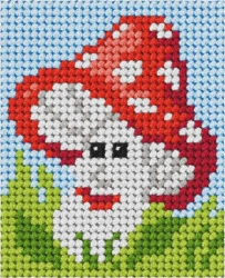 Haft. Moje pierwsze wyszywanie - Muchomorek - Anex-bis