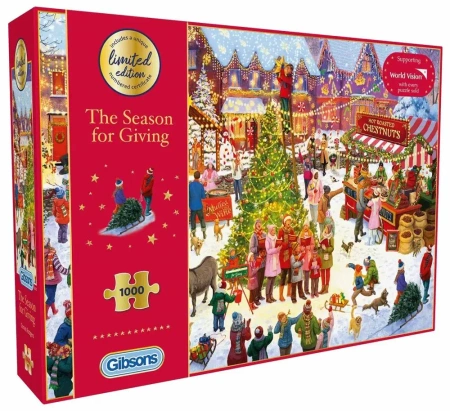 Puzzle 1000 Sezon dawania prezentów - Gibsons