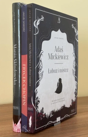 PAKIET Adaś Mickiewicz + Frycek Chopin + Mania Skłodowska - Jakub Skworz