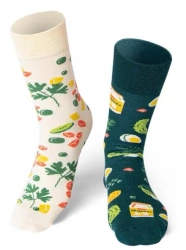 Skarpety długie sałatka jarzynowa 39-42 - Nadwyraz