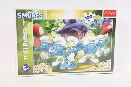 Puzzle 100 Poznaj Smerfy TREFL