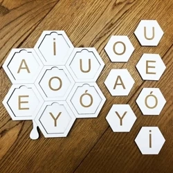 Samogłoski - plaster miodu - Colorado