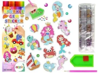 Naklejki haft diamentowy zwierzęta - Leantoys