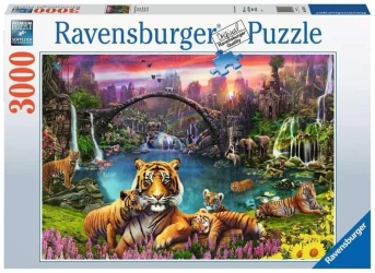 Puzzle 3000 Dzika natura z kwiatami - Ravensburger