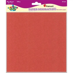 Papier dekoracyjny tłoczony kwiaty mix 10szt - Titanum