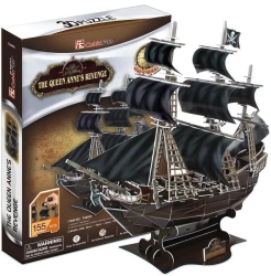 Puzzle 3D Okręt piracki Zemsta Królowej Anny - Dante
