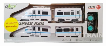 Pojazd pociąg sterowany radiowo ze światłem i dźwiękiem - SWEDE