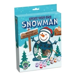 Zestaw do tworzenia obrazów z drewna - Bałwan - Splat Planet