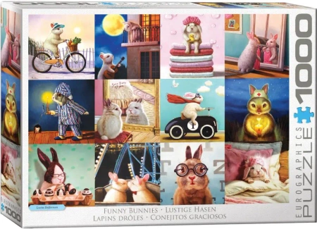 Puzzle 1000 elementów. Funny Bunnies