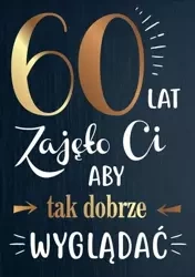 Karnet B6 PR-109 Urodziny 60 - Kukartka